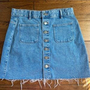Zara Authentic Denim Skirt